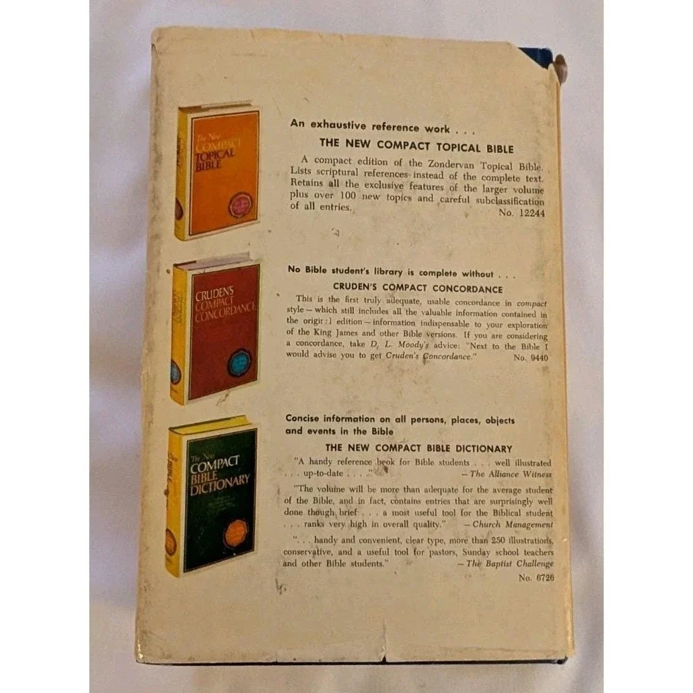 Halley's Bible Handbook New Revised Edition 1965 Hardcover Christian Resources
